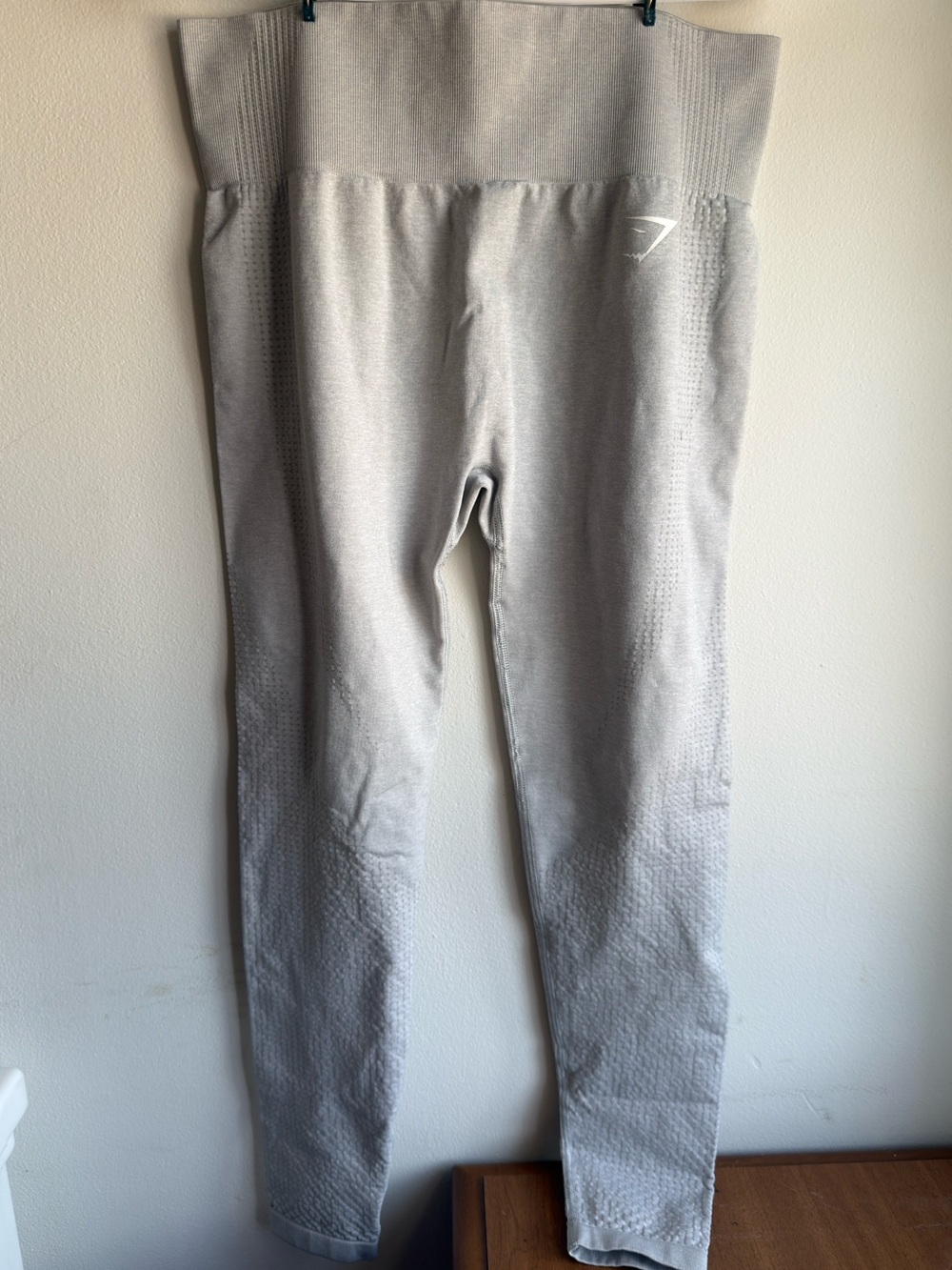 Gymshark Vital Seamless Leggings Light Grey Marl Size L